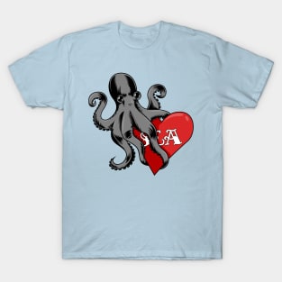 I just love Octopus and Sea. T-Shirt